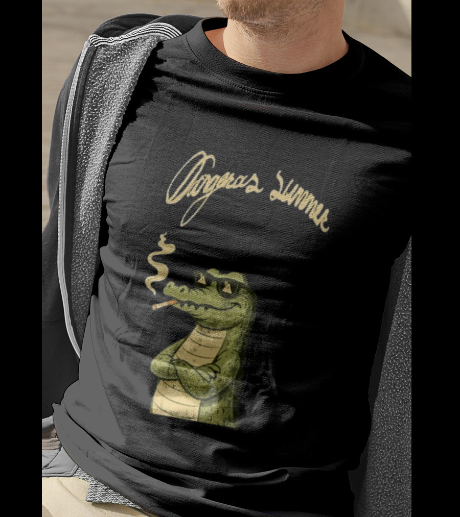 Yeat Dangerous Summer Loose Leaf Gator Smoking Cool Sunglasses Crocodile T-Shirt