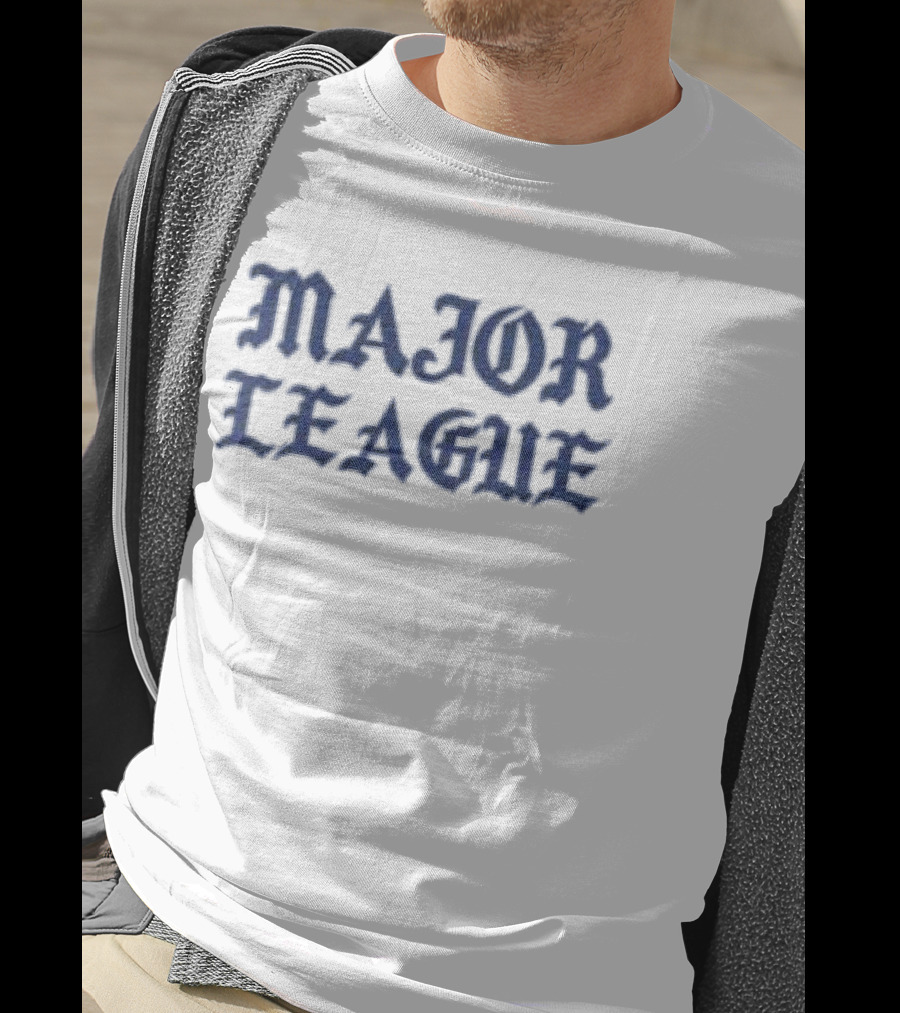 Born X Raised MLB Major League White T-Shirt