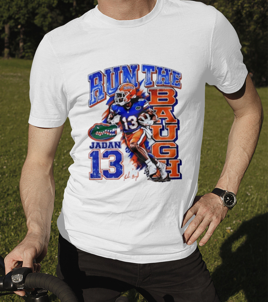 Florida Gators Jadan Baugh Run The Baugh 13 T-Shirt