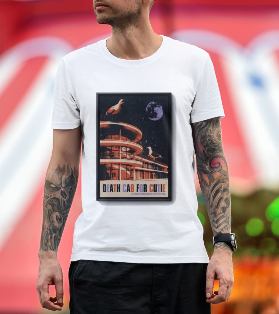 Death Cab For Cutie De La Warr Pavilion Bexhill UK September 2026 T-Shirt