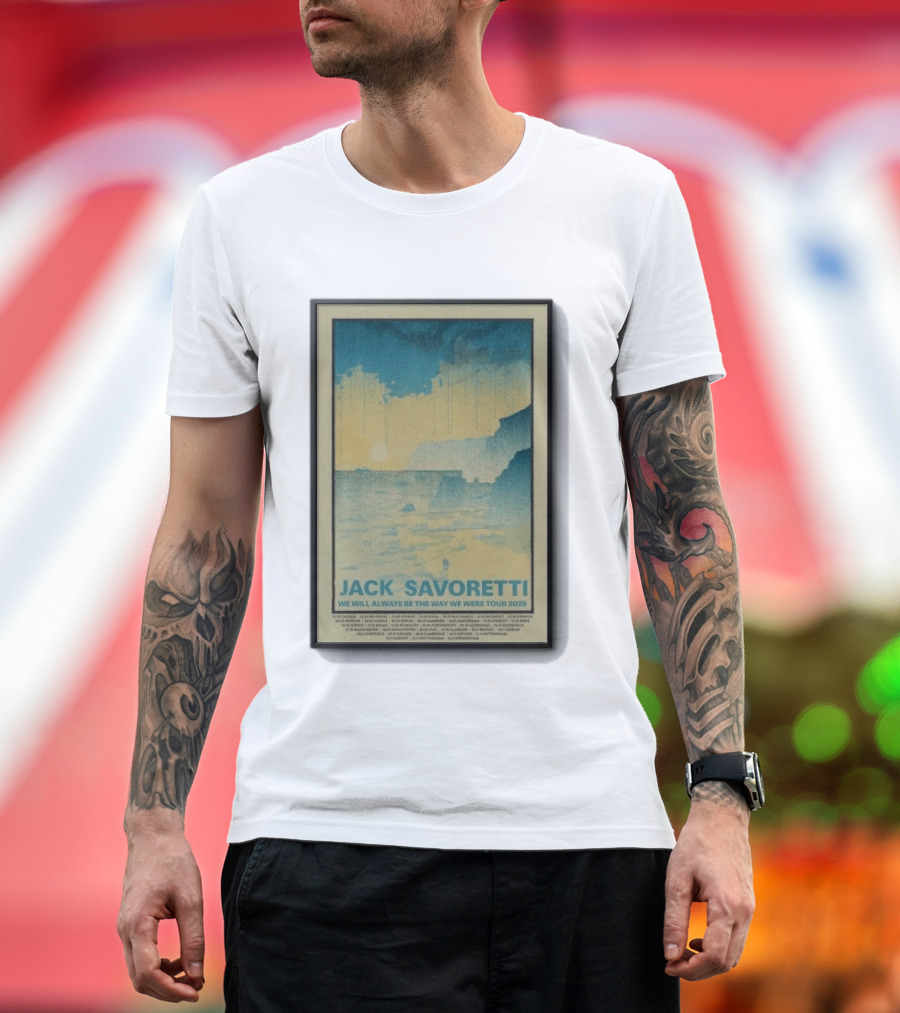 Jack Savoretti We Will Always Be The Way We Were Tour 2026 Scenic Coast T-Shirt