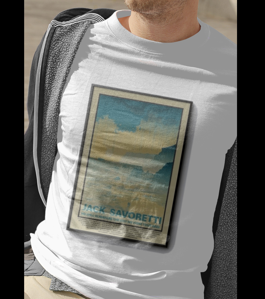 Jack Savoretti We Will Always Be The Way We Were Tour 2026 Scenic Coast T-Shirt