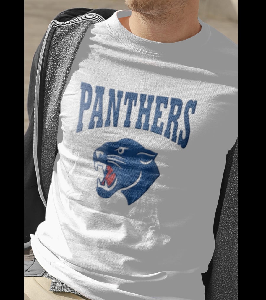 Panthers Blue Panther Head T-Shirt