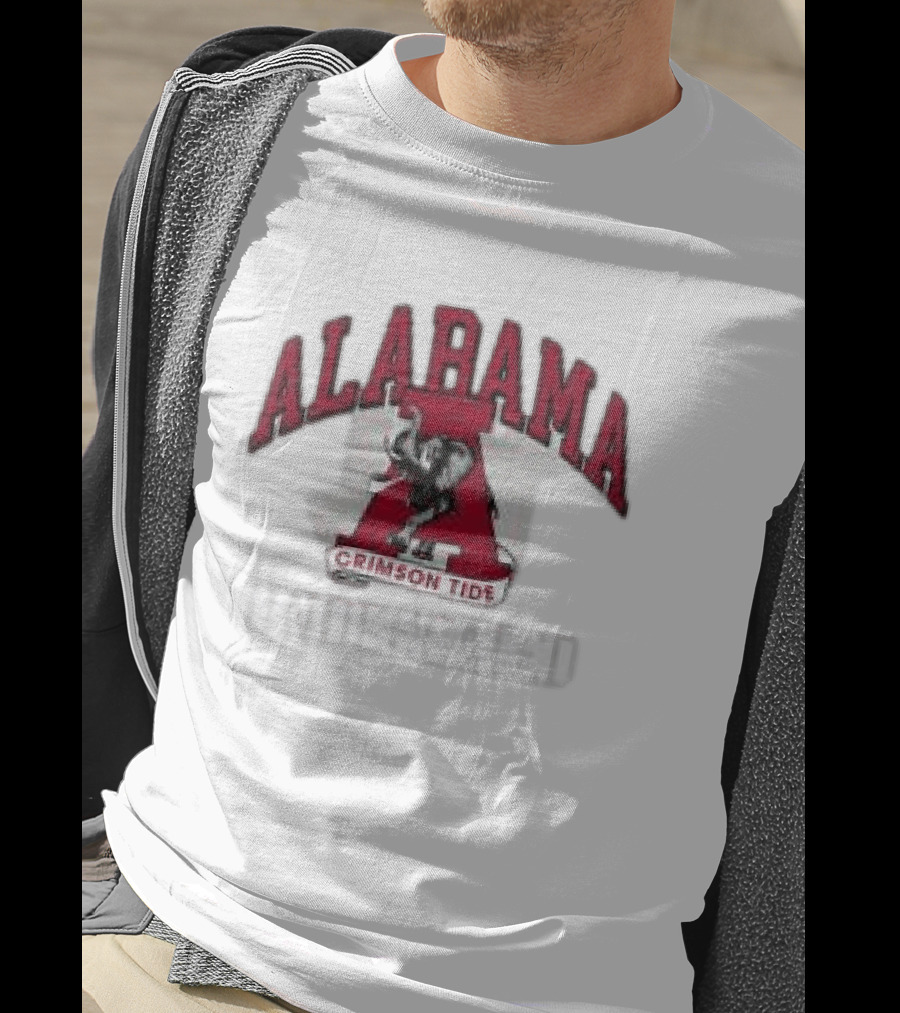 Undefeated Alabama Crimson Tide Elephant Letter A T-Shirt