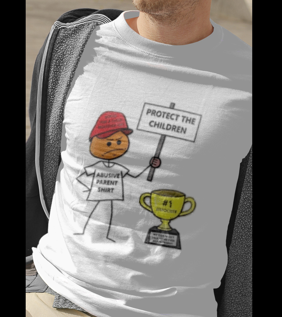 Voted FOR A Child Molester HAT Protect THE Children Abusive Parent Hypocrite Trophy T-Shirt