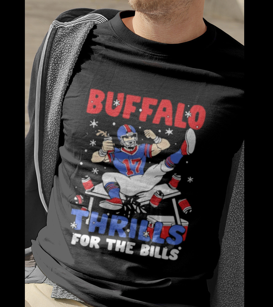 Buffalo Thrills For The Bills Football Table Crash Fun T-Shirt