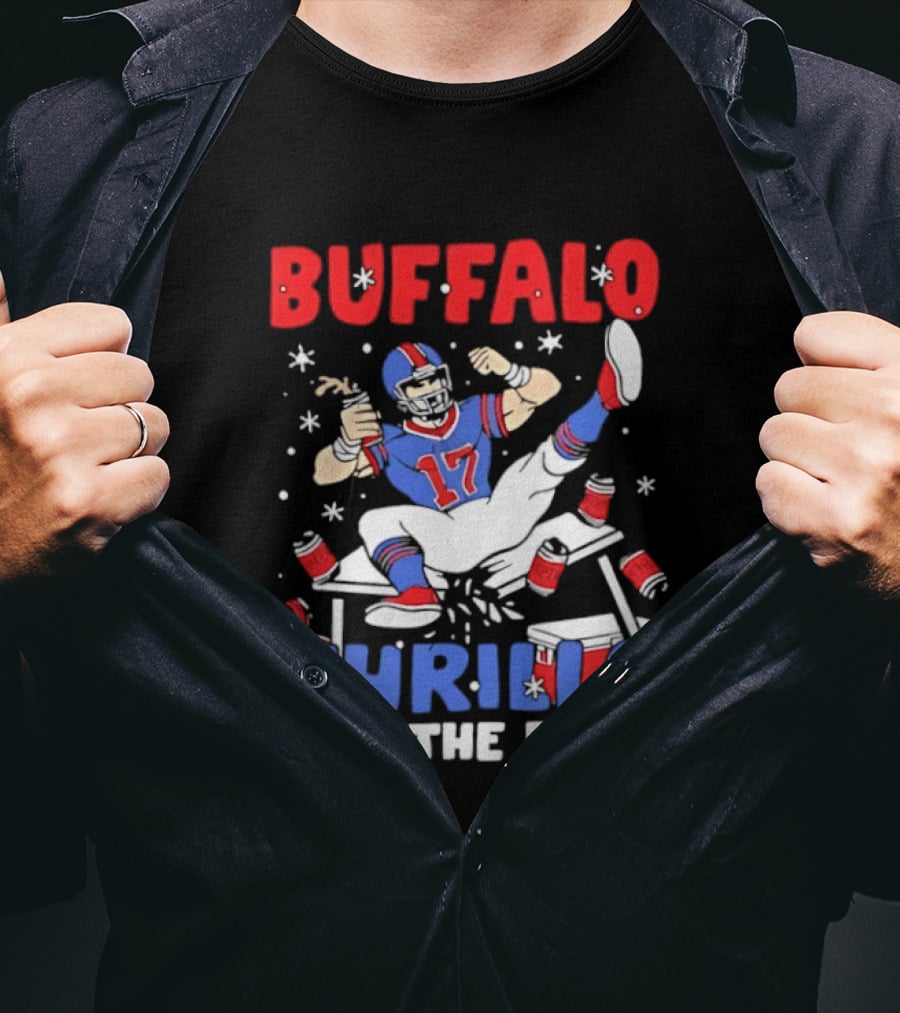 Buffalo Thrills For The Bills Football Table Crash Fun T-Shirt