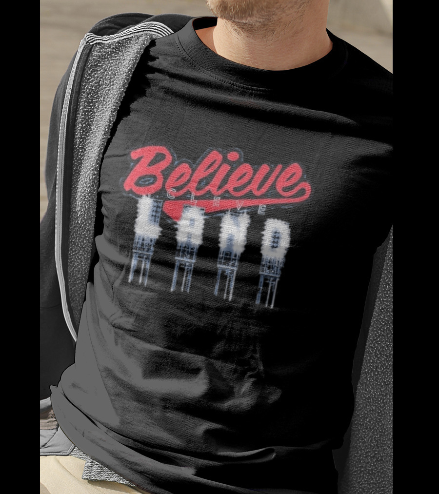 Cleveland Believe LAND LED Baseball Guardians T-Shirt