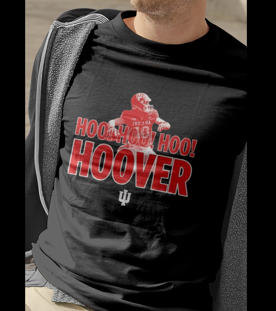 Indiana Hoosiers Hoo Hoo Hoo Hoover Football Fan T-Shirt