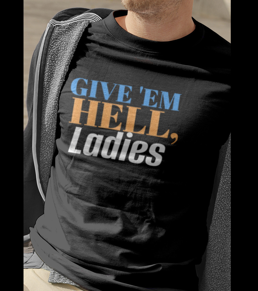 Give Em Hell San Jose Hockey Ladies T-Shirt