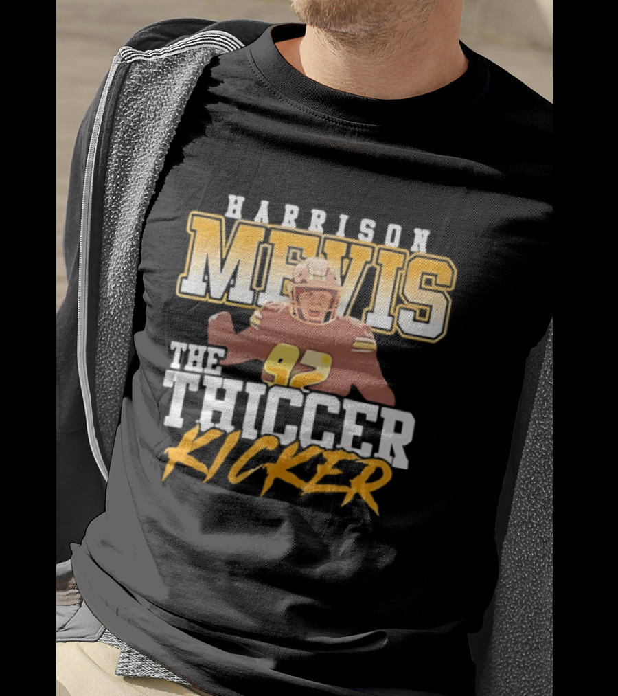 Harrison Mevis The Thiccer Kicker 97 Football Player T-Shirt