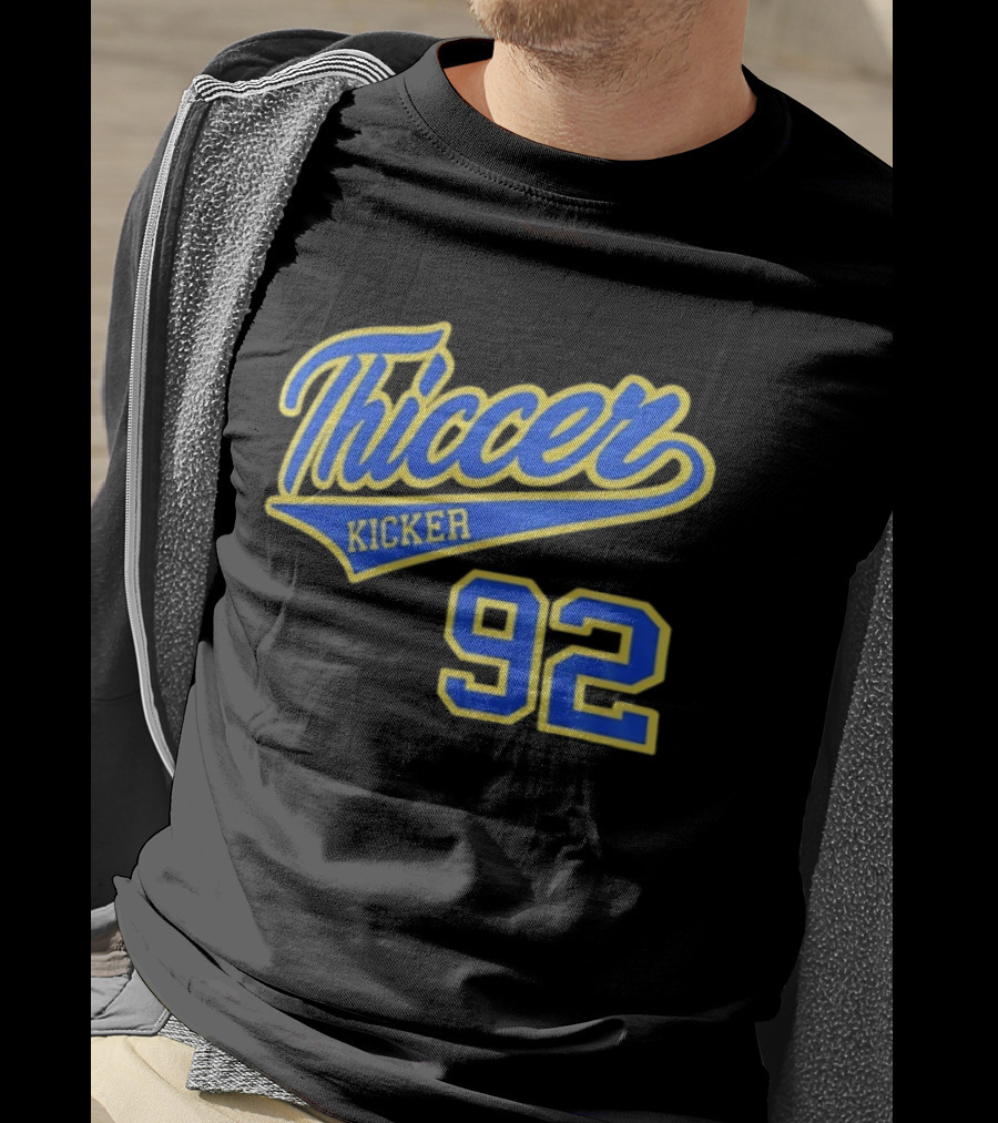Harrison Mevis Los Angeles Rams Thicker Kicker 92 T-Shirt