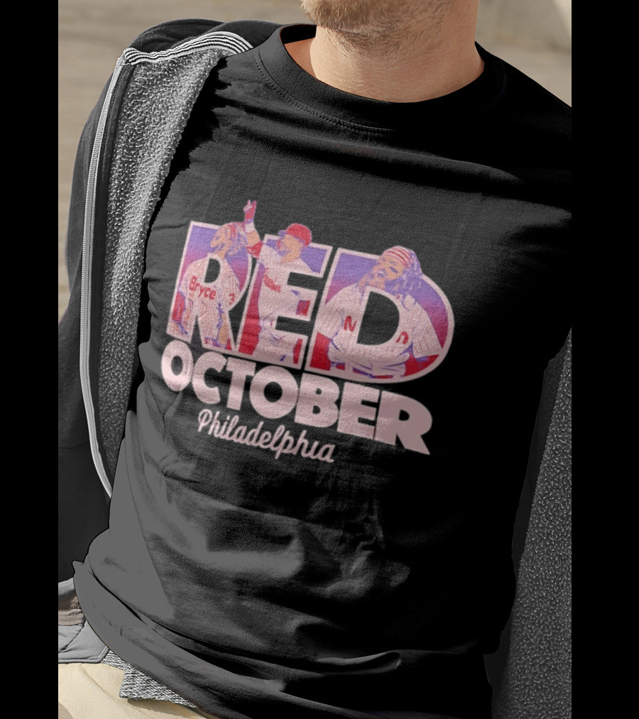 Red October Philadelphia Phillies Bryce 2026 Postseason T-Shirt