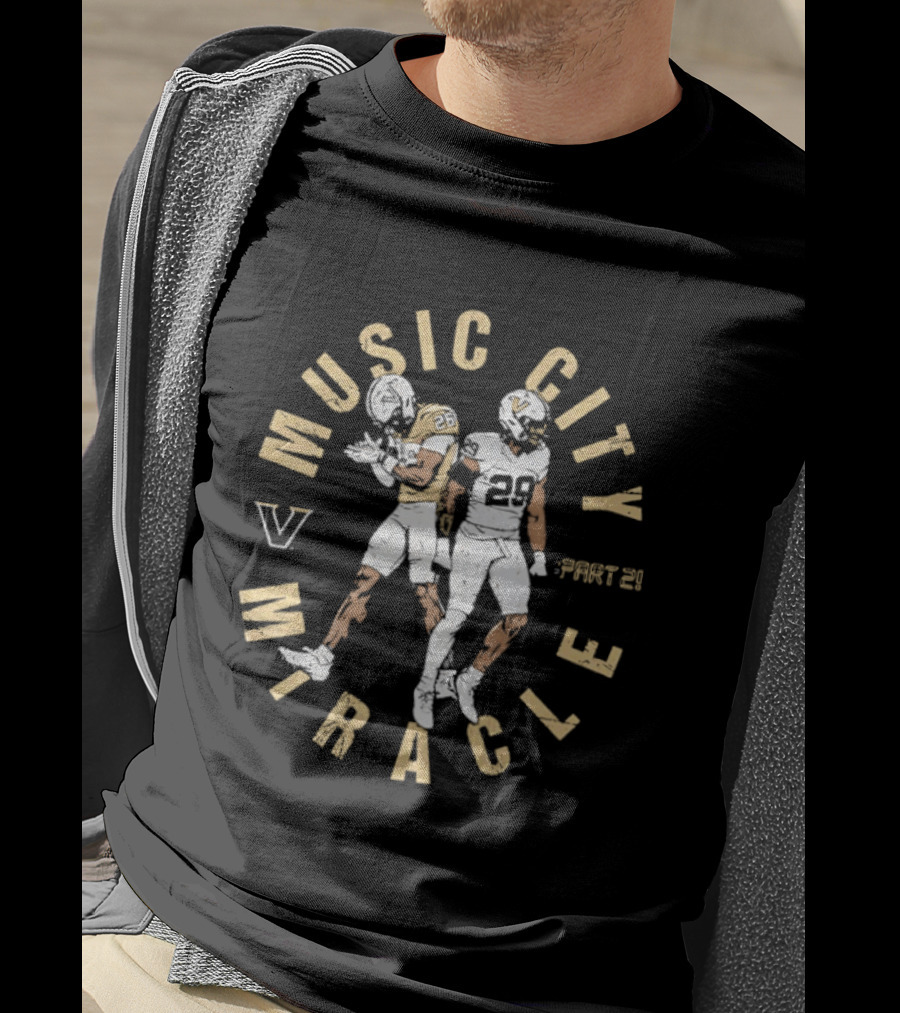 Vanderbilt Commodores Music City Miracle Part 2 Miles Capers 29 T-Shirt