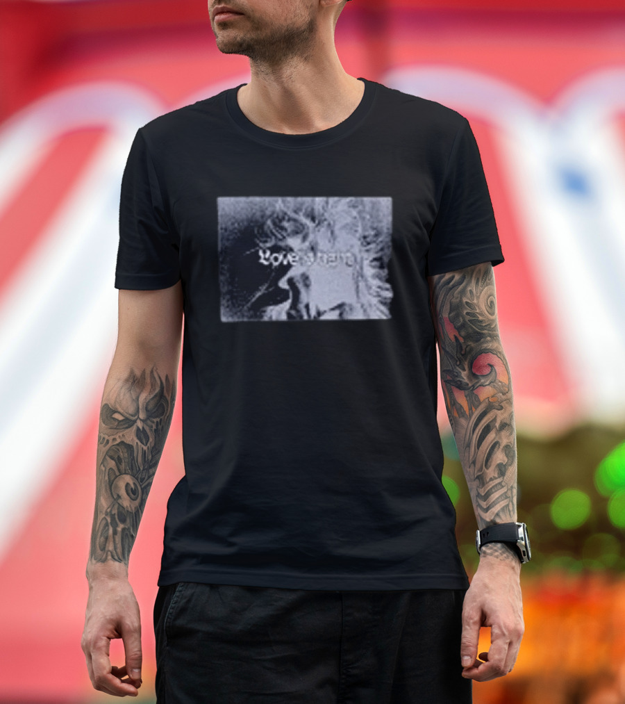Shapel Lacey Love Is Hard Faded T-Shirt
