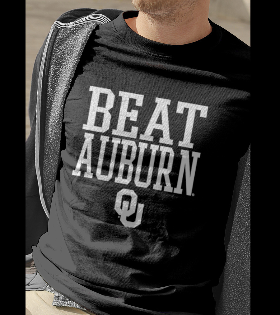 Oklahoma Sooners Beat Auburn Football NCAA 2026 OU T-Shirt