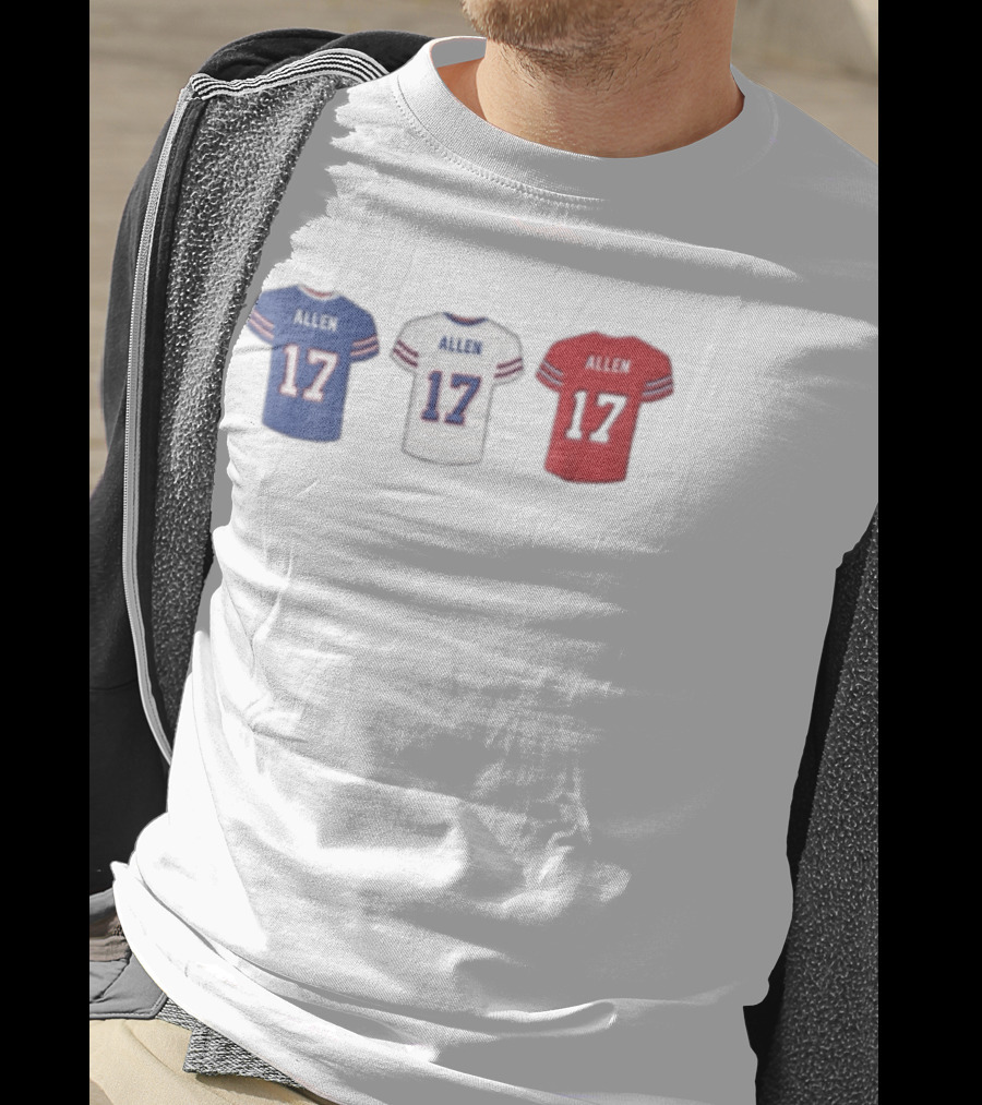 Allen Jerseys Buffalo 17 Football T-Shirt