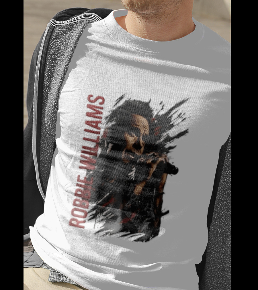 Robbie Williams Britpop Australia New Zealand 2026 Tour Concert Singer T-Shirt