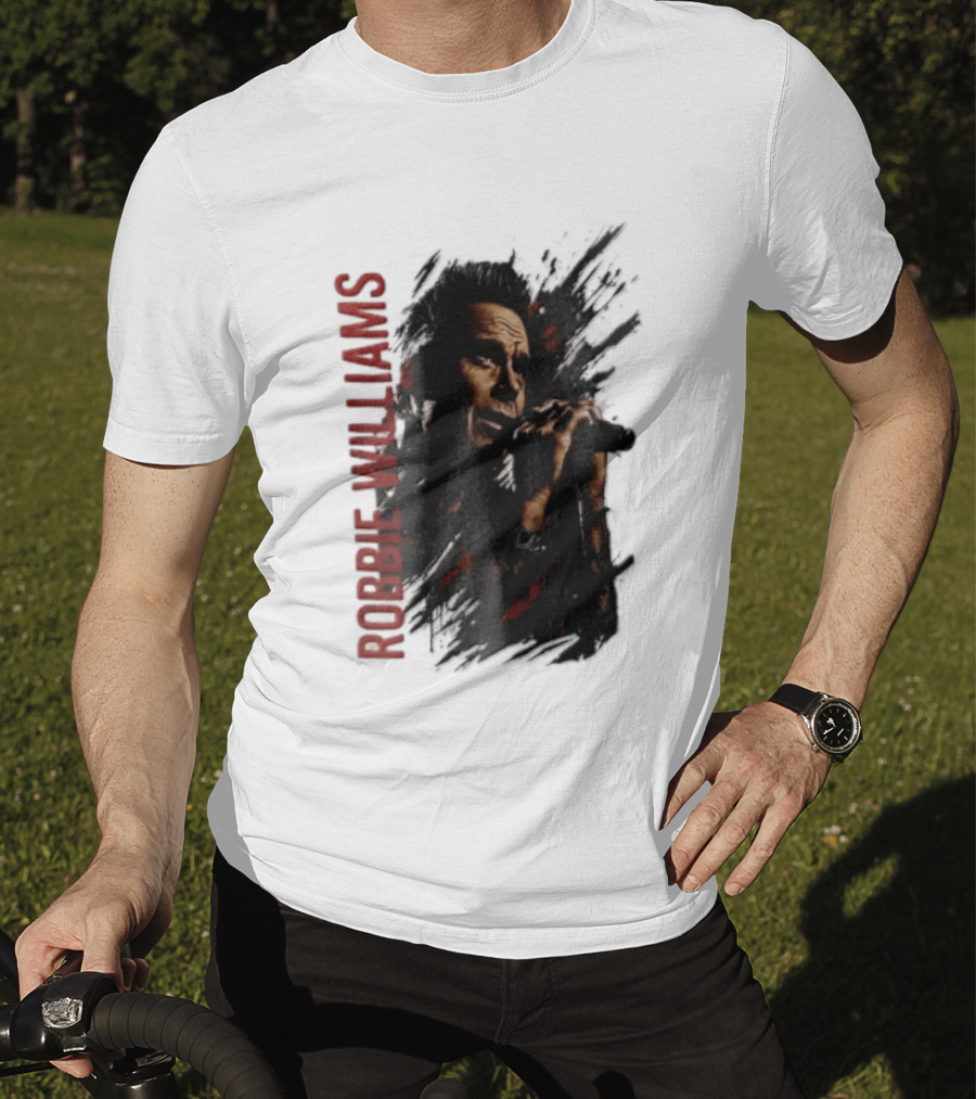 Robbie Williams Britpop Australia New Zealand 2026 Tour Concert Singer T-Shirt