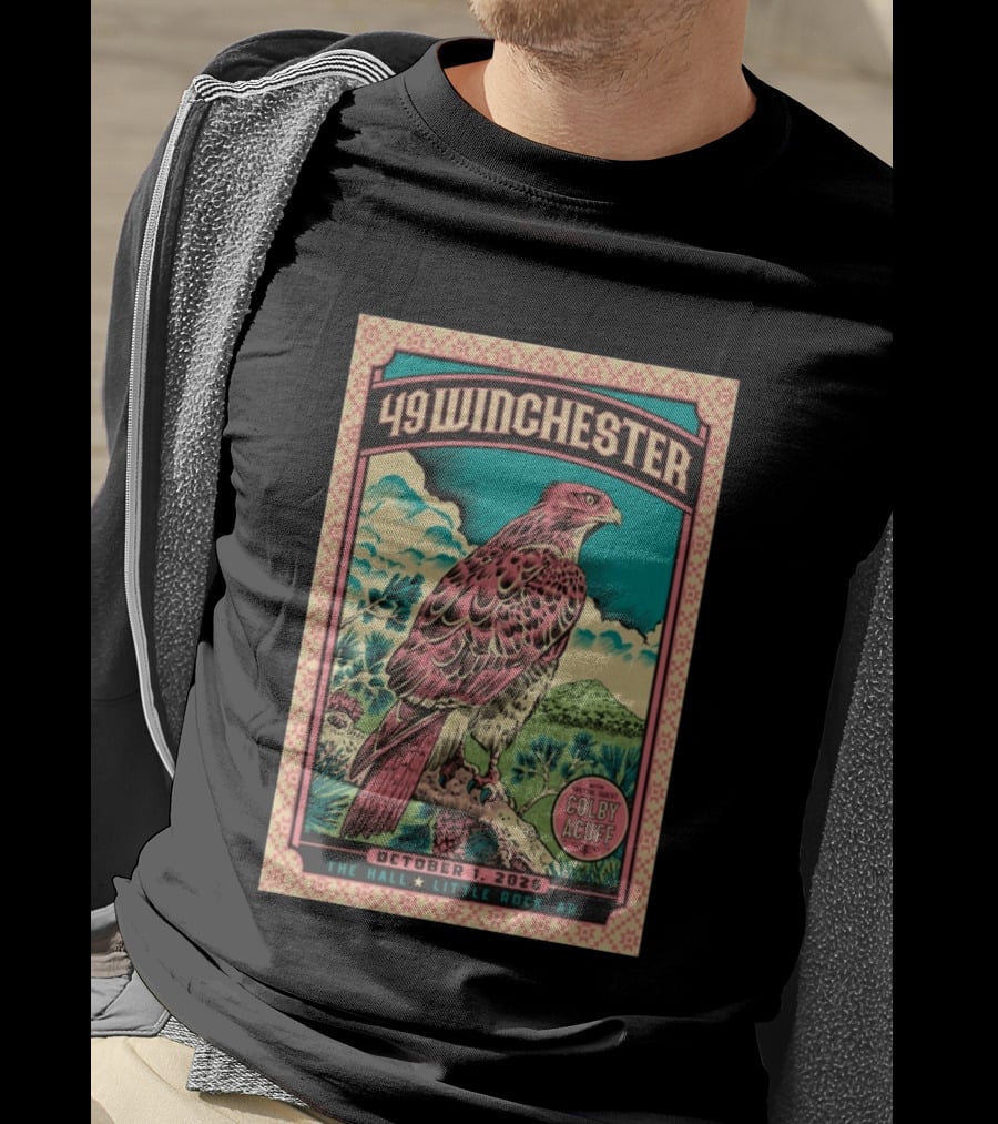 49 Winchester Little Rock October 1 2026 Special Guest Colby Acuff T-Shirt