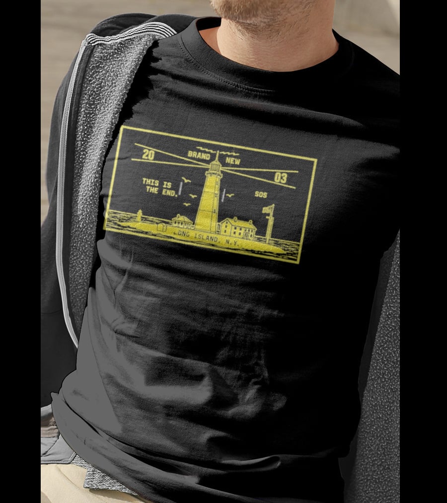 Brand New Lighthouse Long Island 2026 North American Tour This Is The End T-Shirt