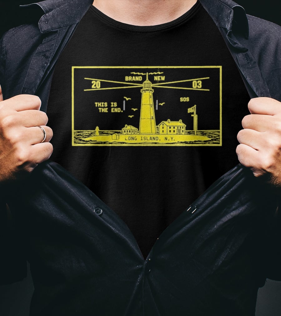 Brand New Lighthouse Long Island 2026 North American Tour This Is The End T-Shirt