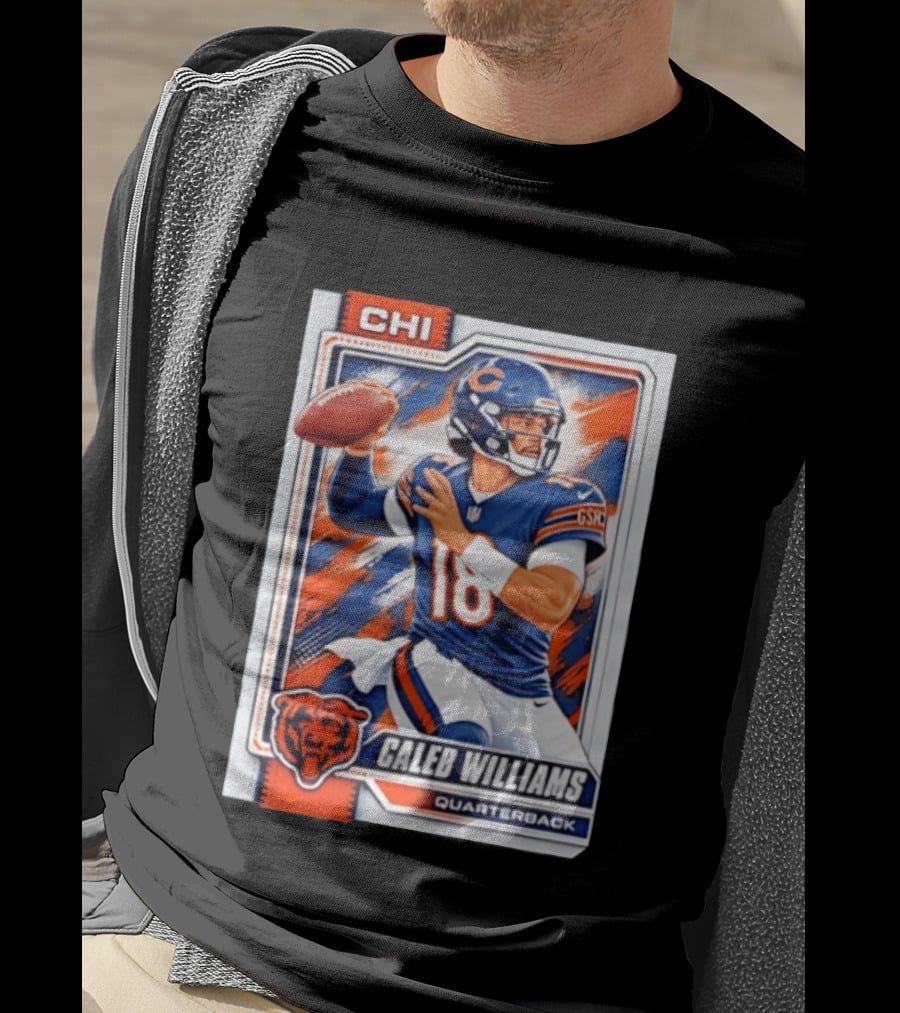 Caleb Williams Chicago Bears Quarterback CHI Football Fan T-Shirt