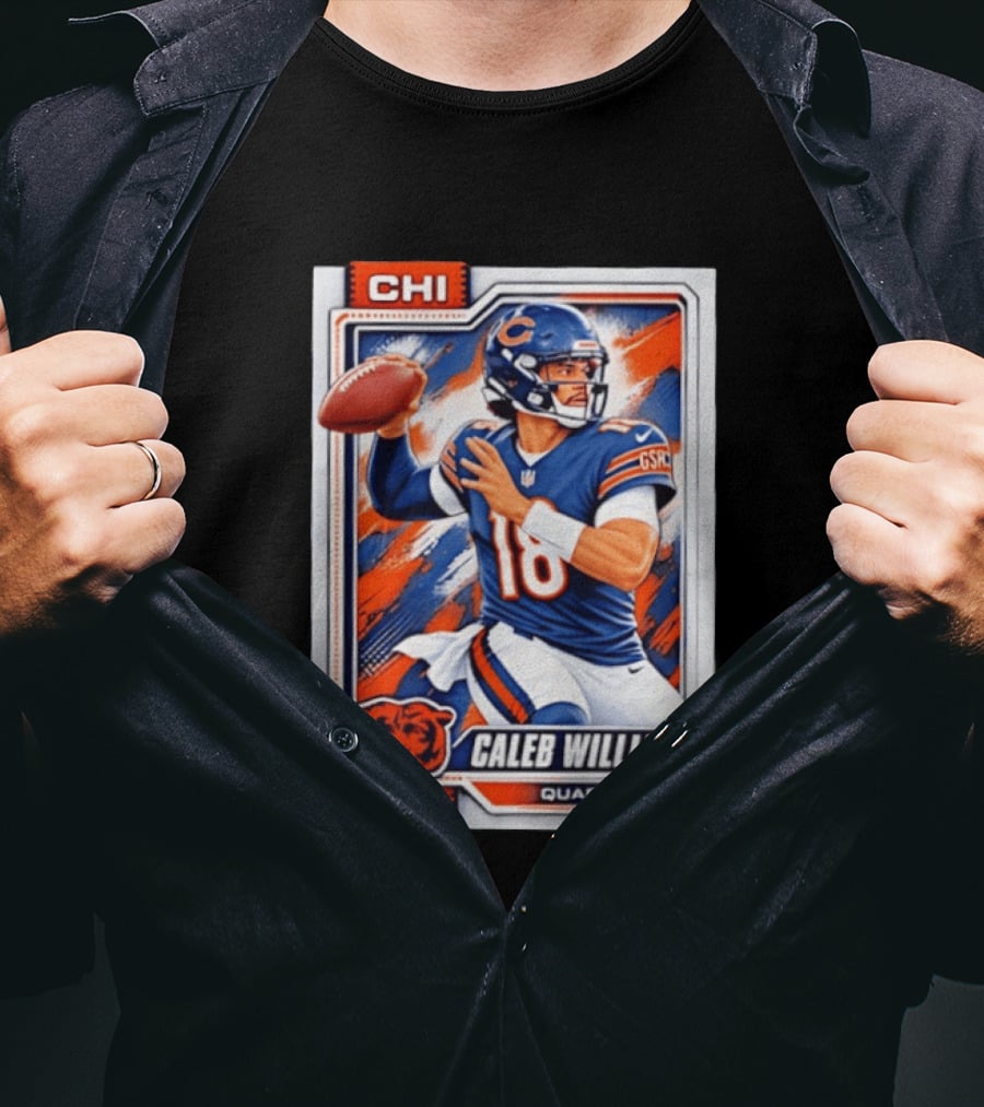 Caleb Williams Chicago Bears Quarterback CHI Football Fan T-Shirt