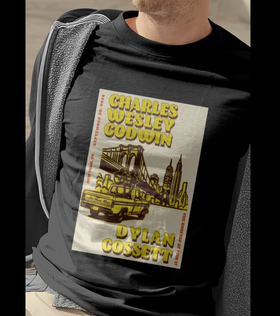 Charles Wesley Godwin Rooftop Pier 17 New York September 2026 Dylan Gossett T-Shirt