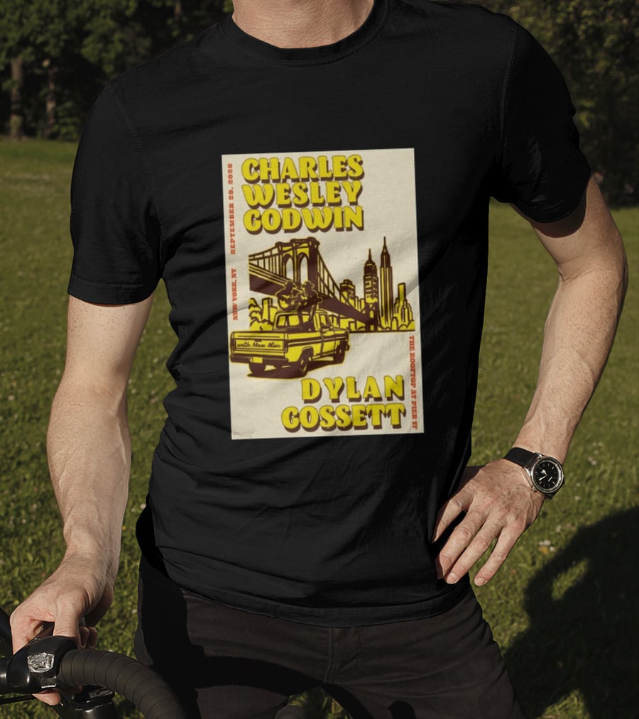 Charles Wesley Godwin Rooftop Pier 17 New York September 2026 Dylan Gossett T-Shirt