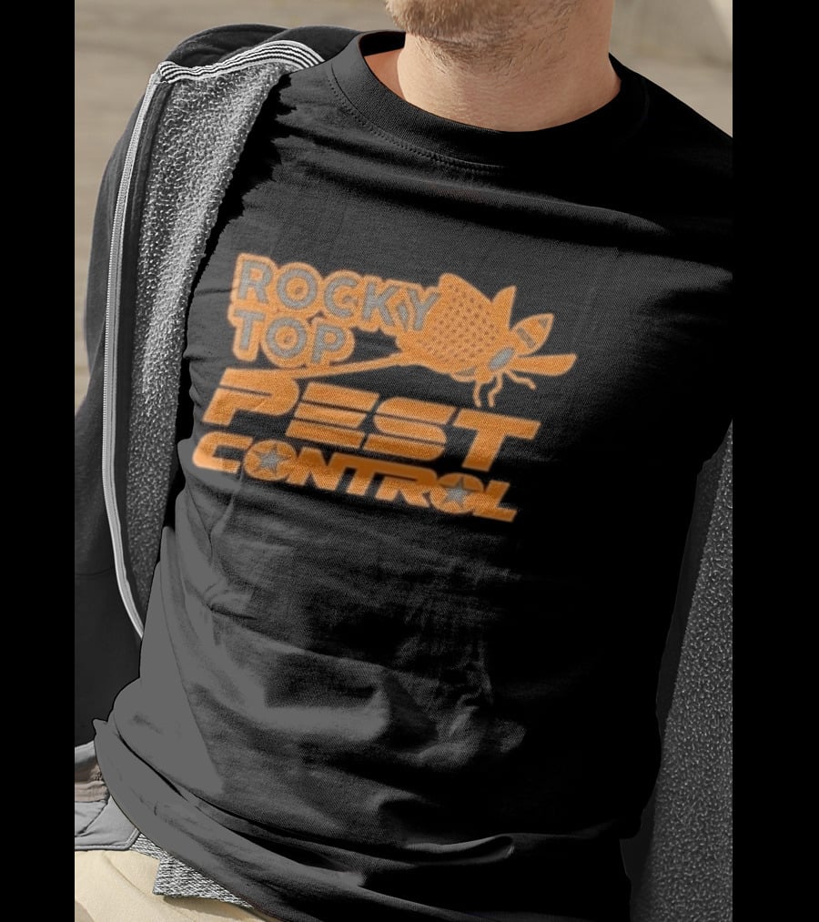 Rocky Top Pest Control Tennessee Defeated Georgia Tech Football T-Shirt