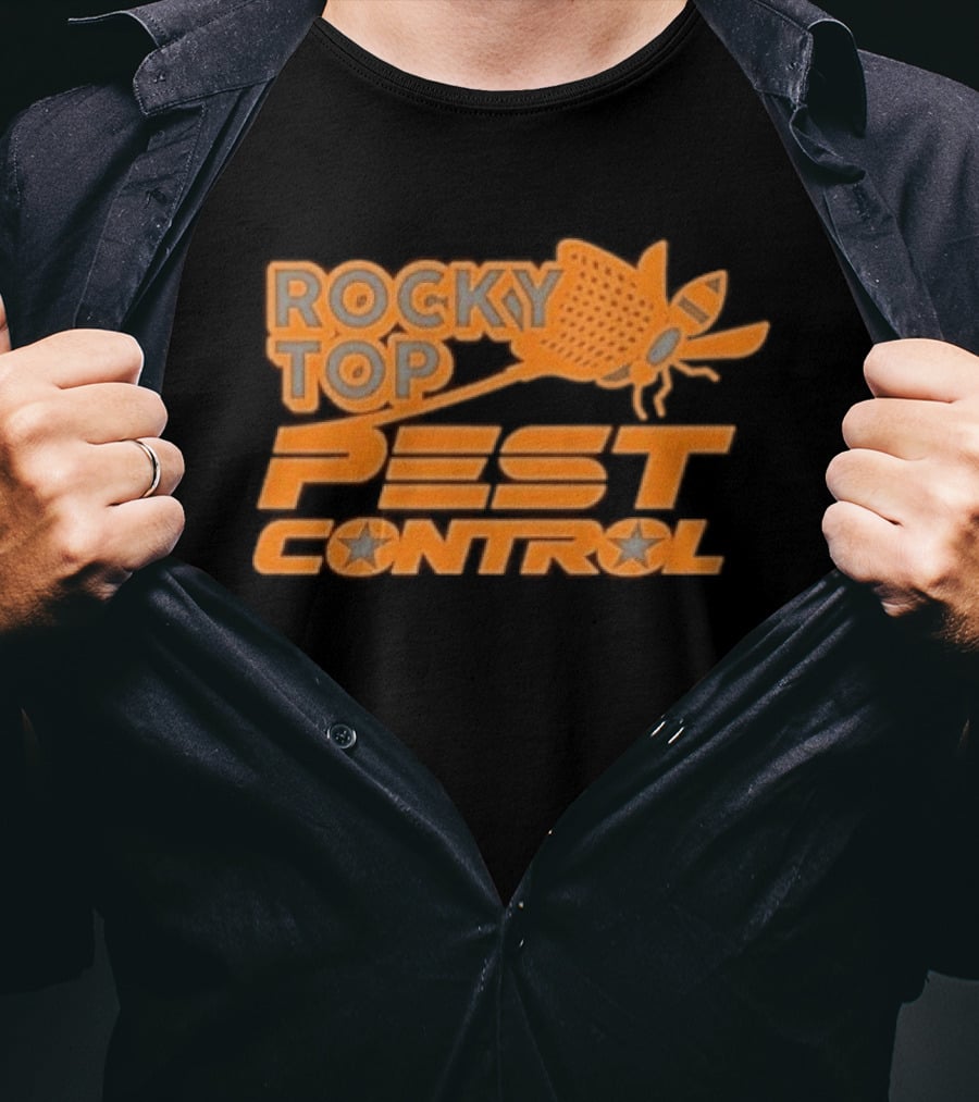 Rocky Top Pest Control Tennessee Defeated Georgia Tech Football T-Shirt
