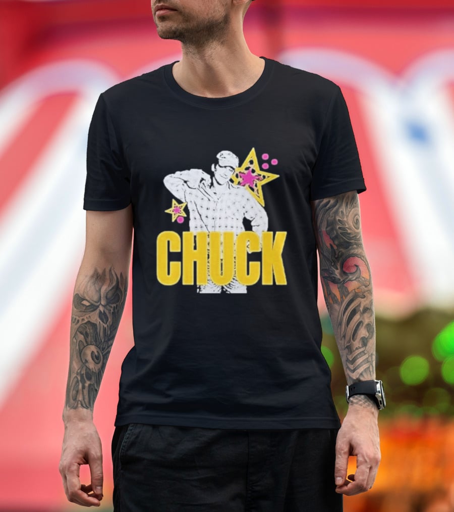CHUCK Original Role Model Timely Hourglass Stars And Plaid T-Shirt