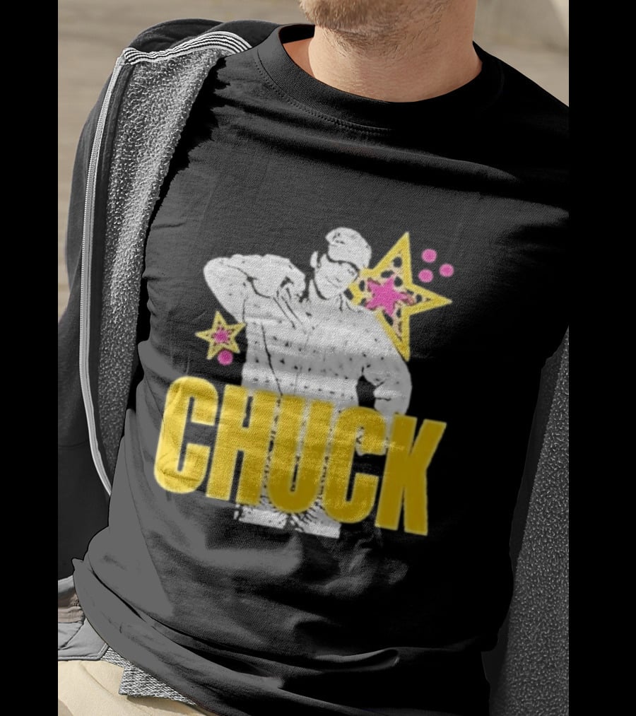 CHUCK Original Role Model Timely Hourglass Stars And Plaid T-Shirt