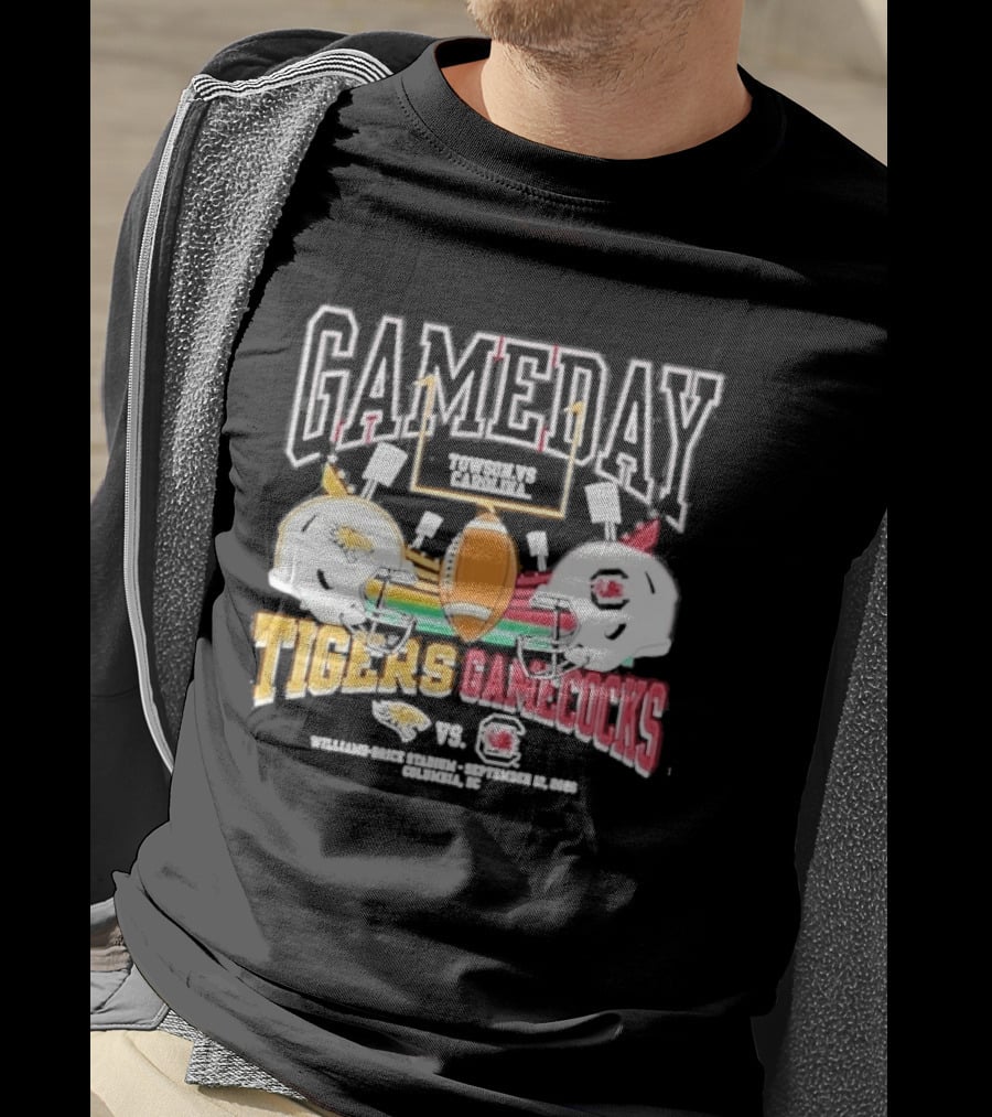 Gameday Towson Tigers Vs South Carolina Gamecocks Football September 12 2026 T-Shirt