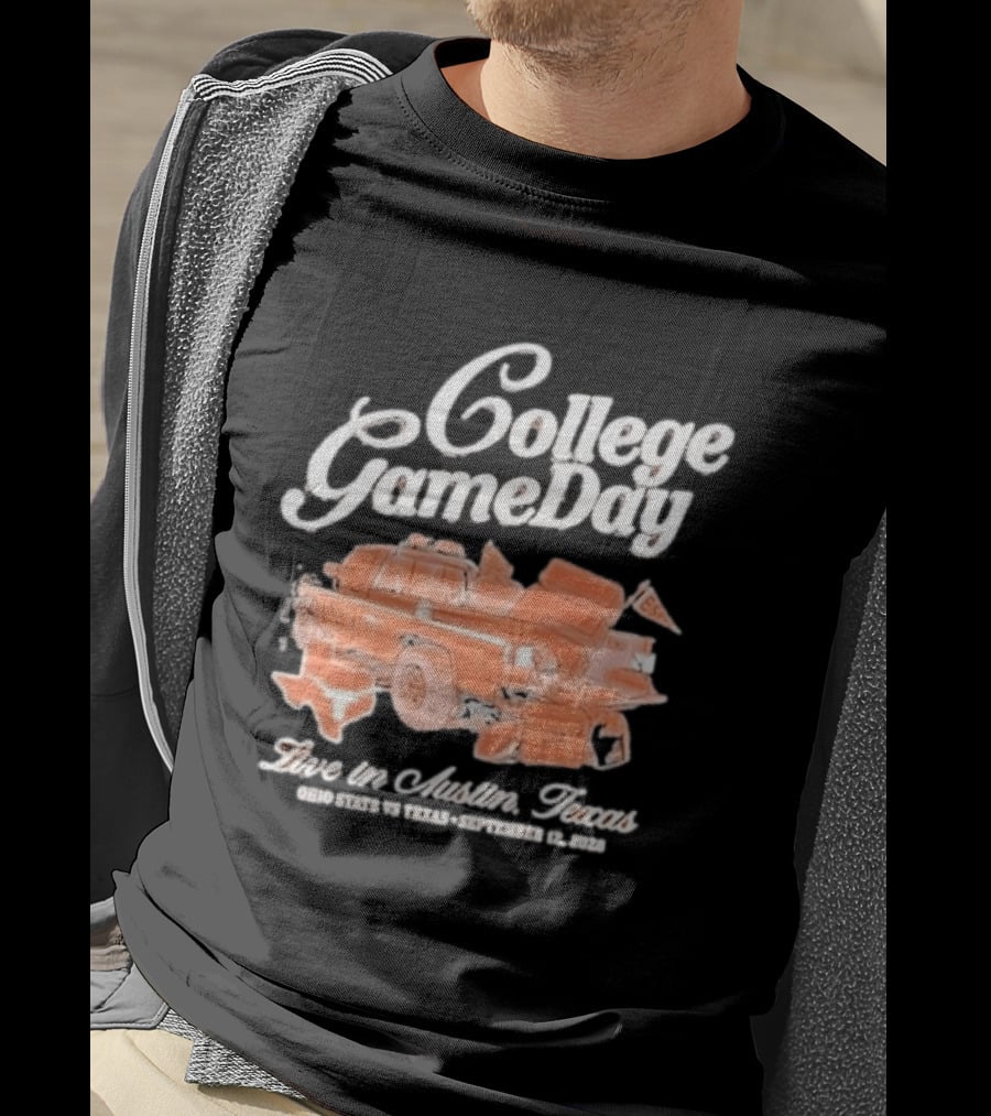 College Gameday Live In Austin Texas 2026 Texas Longhorns Tailgate Truck T-Shirt