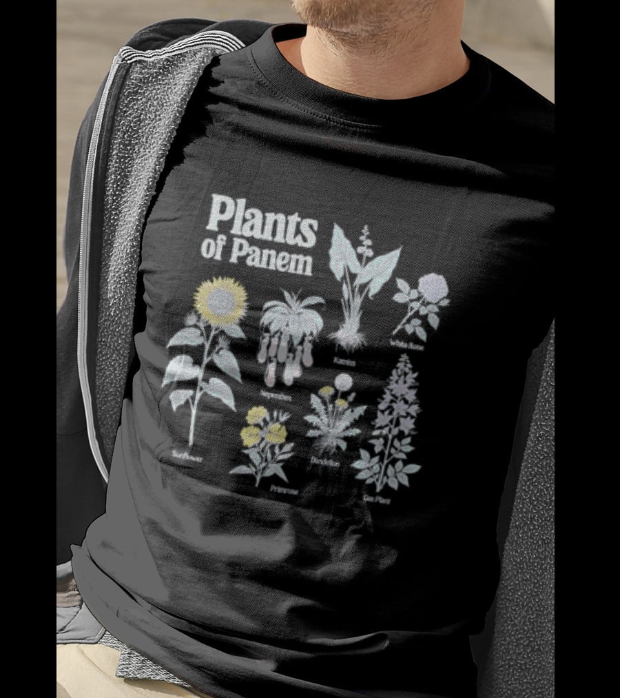 Plants Of Panem Sunflower Rue Primrose Katniss Dandelion Nightlock T-Shirt