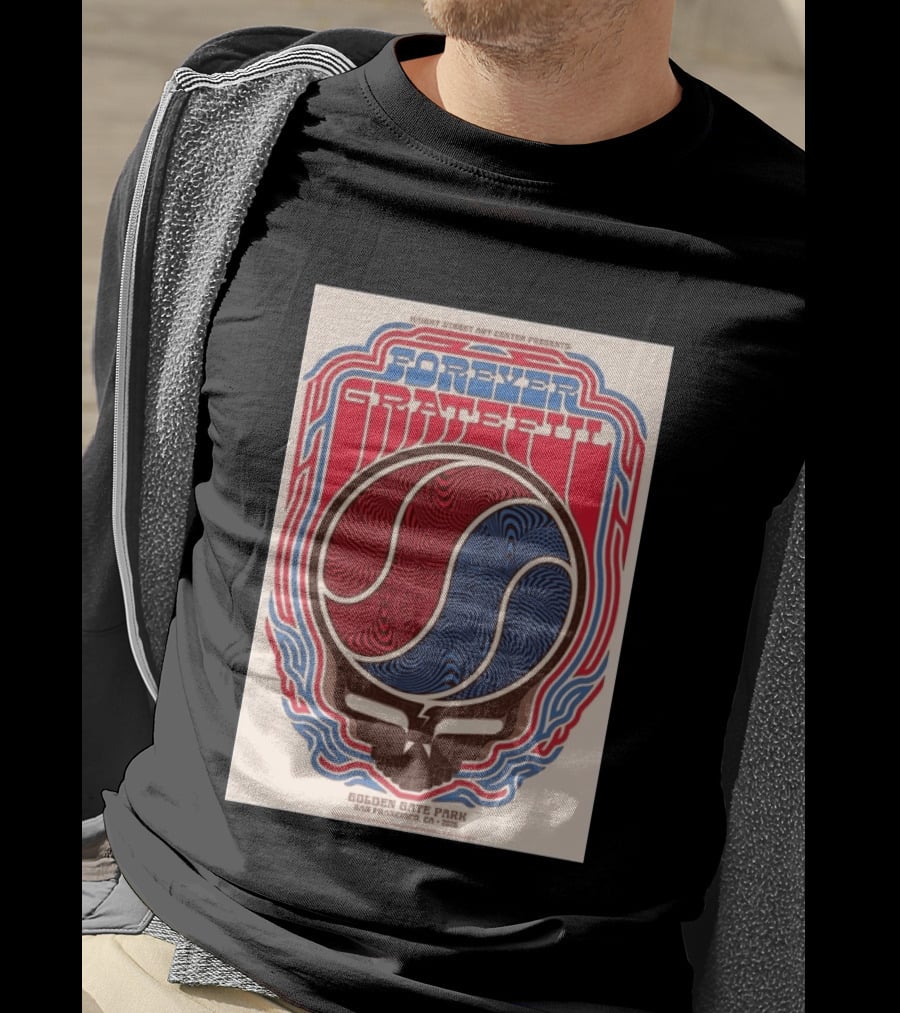 Forever Grateful Haight Street Art Center Golden Gate Park San Francisco CA 2026 T-Shirt