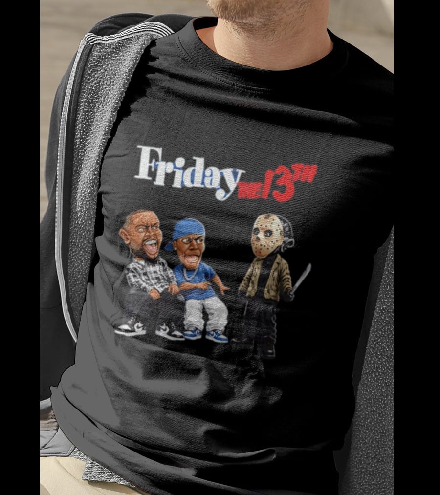 Friday The 13th Character Mashup Halloween 2026 Damnnnn Meme T-Shirt