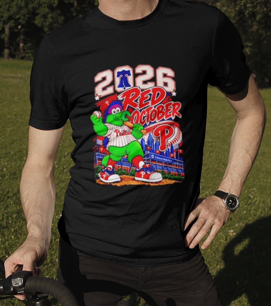 Philadelphia Phillies 2026 Red October Citizens Bank Park Postseason T-Shirt