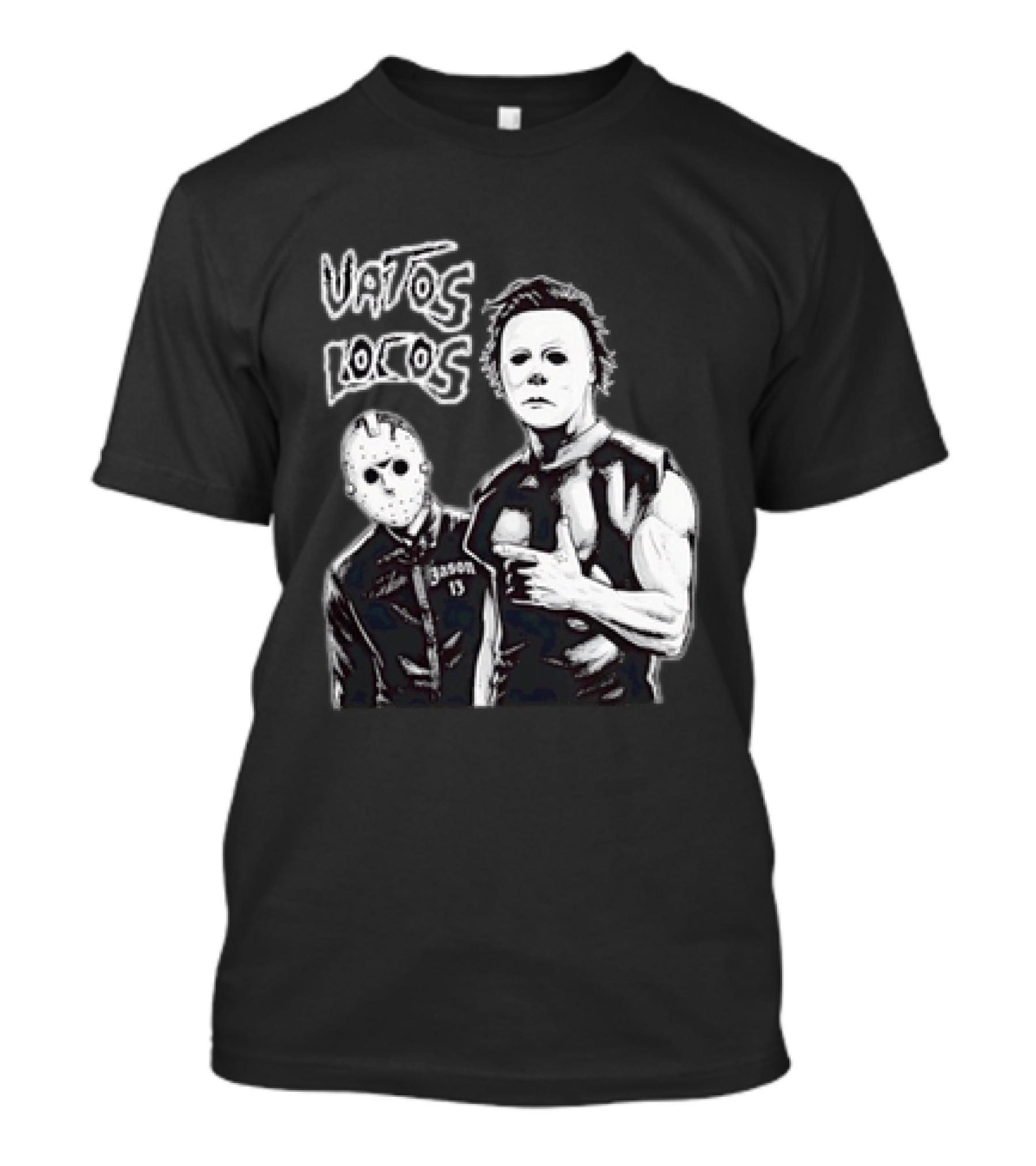 Vatos Locos Jason 13 Michael Myers Halloween 2026 T-Shirt