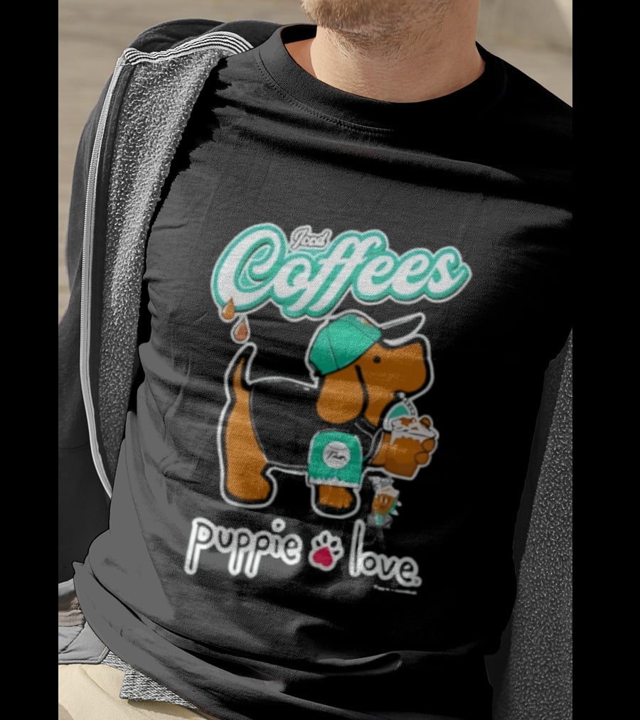 Puppie Love Iced Coffees Pup Kelly T-Shirt