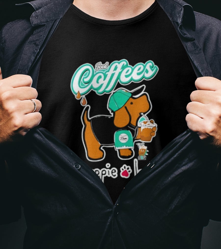 Puppie Love Iced Coffees Pup Kelly T-Shirt