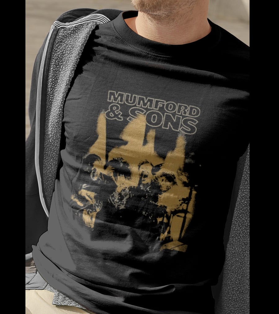 Mumford And Sons Dust And Thunder Tour Band Members T-Shirt