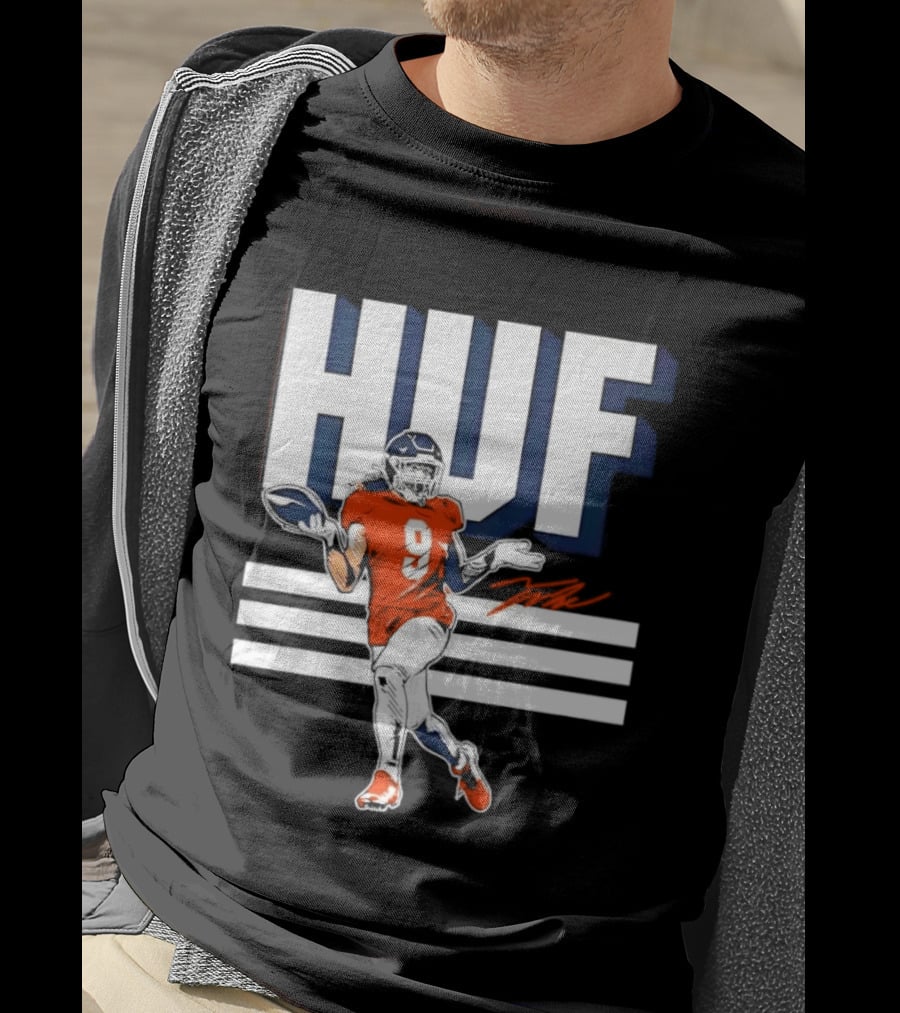 Denver Broncos Football HUF Hufanga 9 Jersey T-Shirt