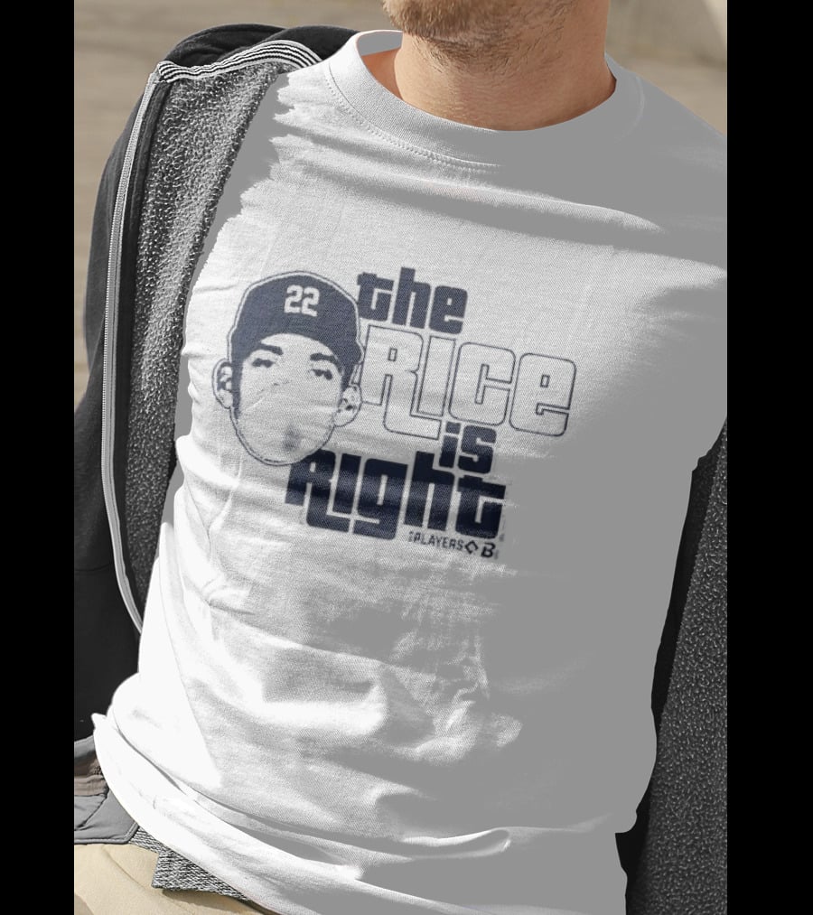 Ben Rice The Rice Is Right New York Yankees Player 22 T-Shirt