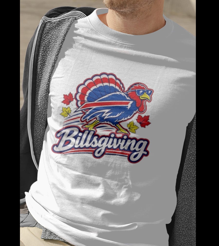 Buffalo Bills Thanksgiving 2026 Turkey Billsgiving Football Celebration T-Shirt