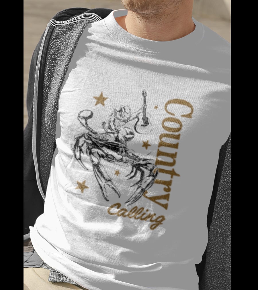 Country Calling Festival 2026 Ocean City Maryland Crab Cowboy Stars T-Shirt