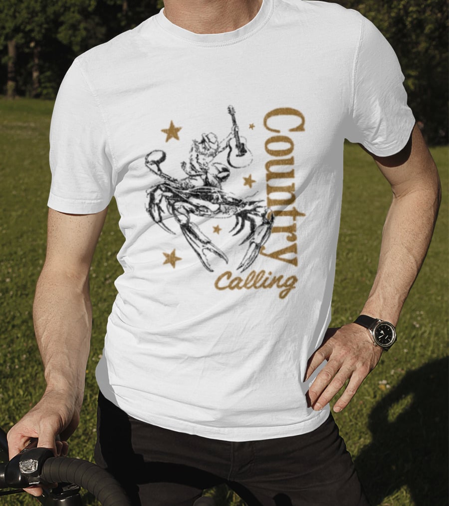 Country Calling Festival 2026 Ocean City Maryland Crab Cowboy Stars T-Shirt