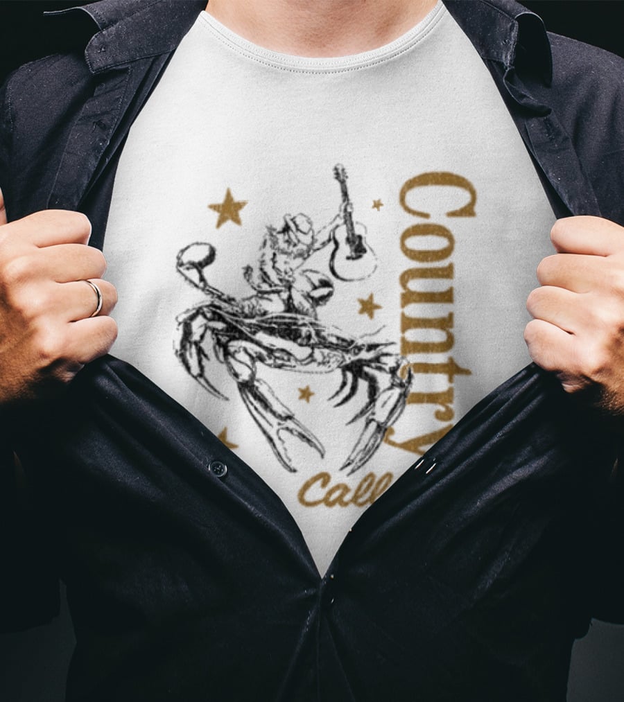 Country Calling Festival 2026 Ocean City Maryland Crab Cowboy Stars T-Shirt